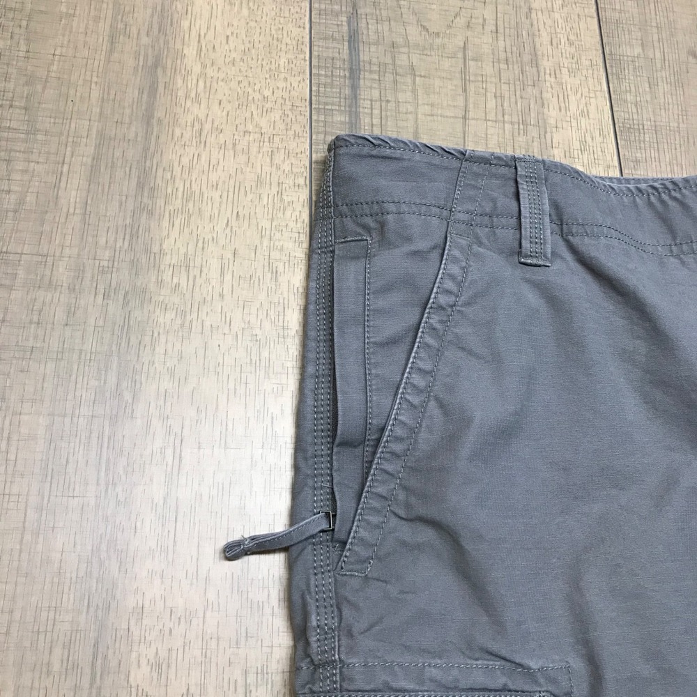 L.L. Bean Shorts Mens Size 40 Cargo Allagash Ripstop Gray‎ Canvas Outdoor Cotton - Picture 4 of 10